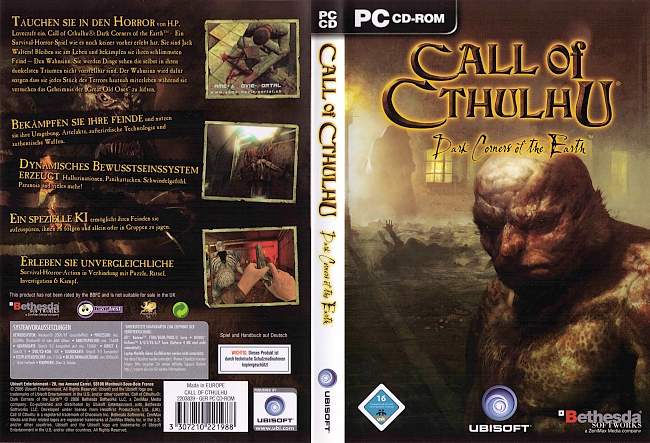 Call of Cthulhu pc cover german