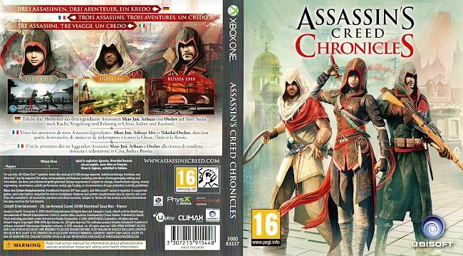 Assassins Creed Chronicles xbox one german cover