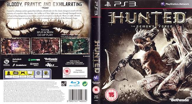 Hunted The Demons Forge german ps3 cover