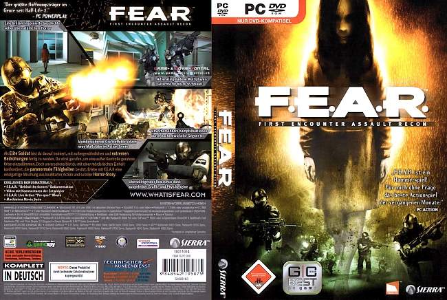 FEAR First Encounter Assault Recon pc cover german