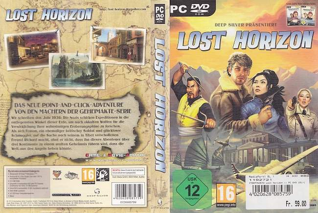 Lost Horizon pc cover german