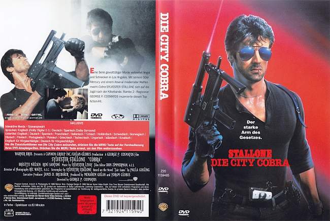 Die City Cobra german dvd cover