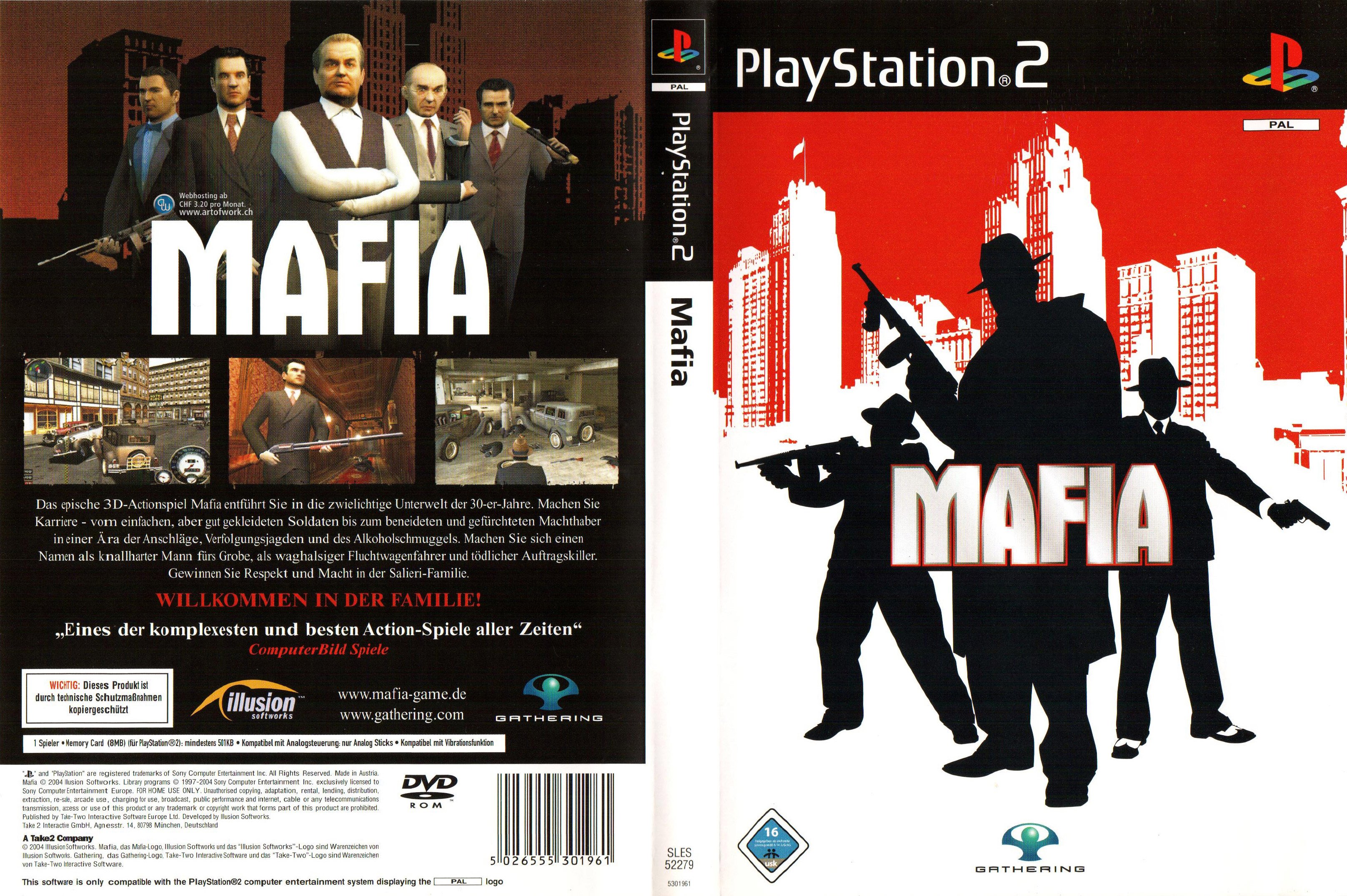 Игра мафия пс. PLAYSTATION Mafia 2. Диск игра мафия 2. Mafia PLAYSTATION 2 обложка. Mafia 2 Cover обложка.