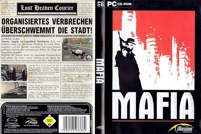 Mafia pc cover german