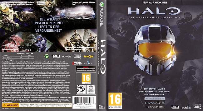 Halo The Master Chief Collection german xbox one cover