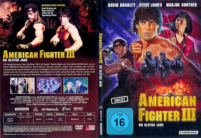 American Fighter 3 german dvd cover