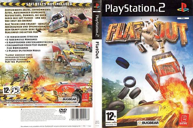 Flatout Playstation 2 cover german