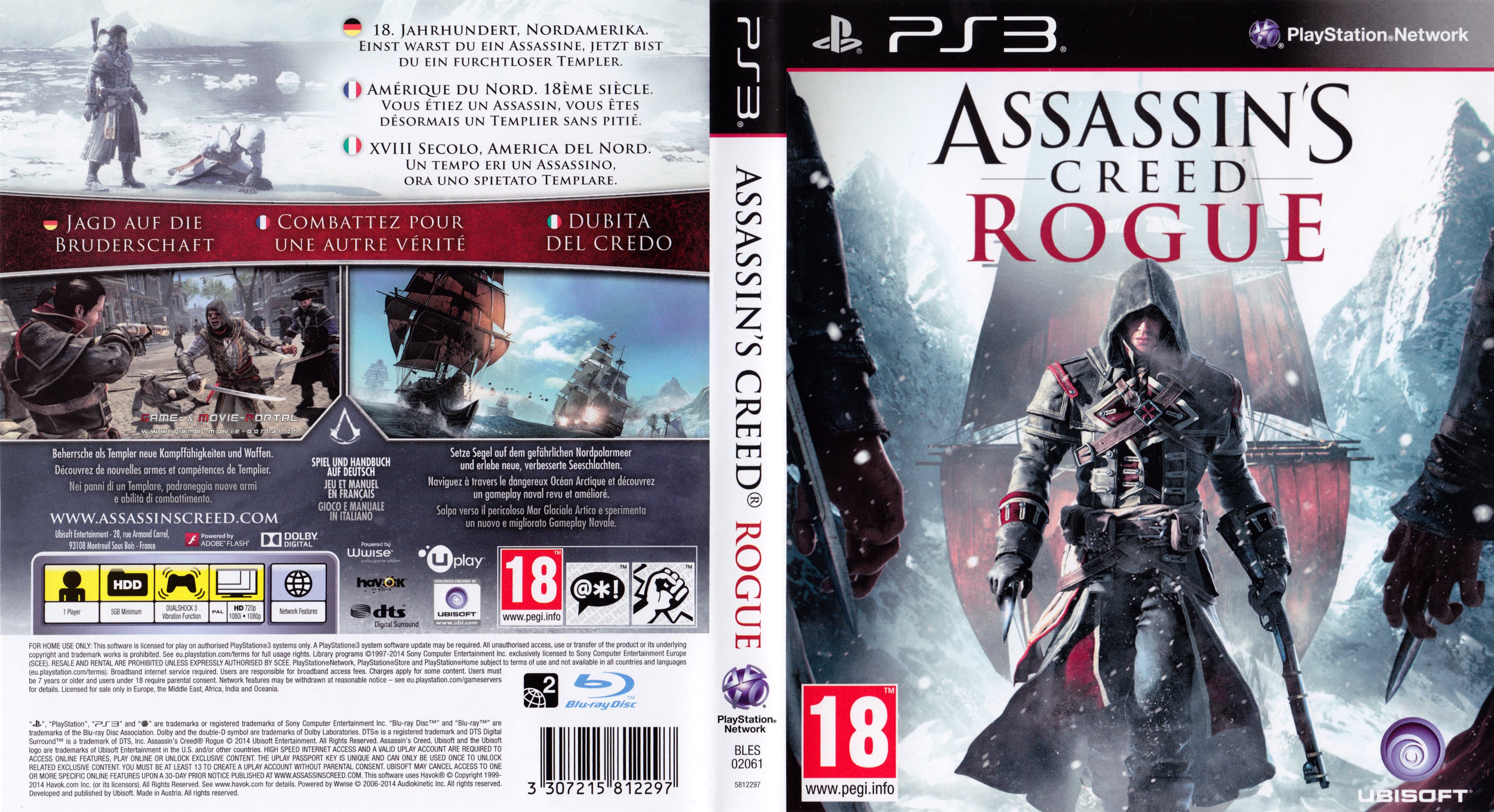 PS3 ASSASSINS CREED ROGUE - GameMix - R Antônio de Barros, 1993