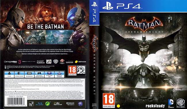 Batman Arkham Knight german ps4 cover