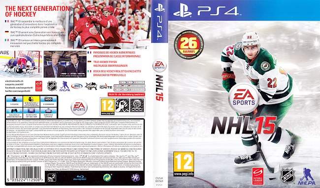 NHL 15 german ps4 cover