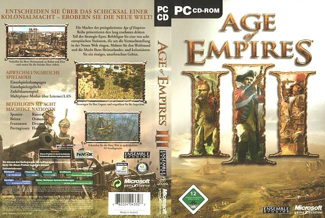 Age of Empires 3 pc cover german
