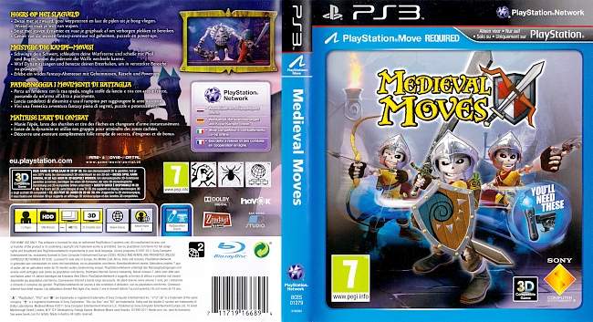 Medieval Moves Playstation Move german ps3 cover