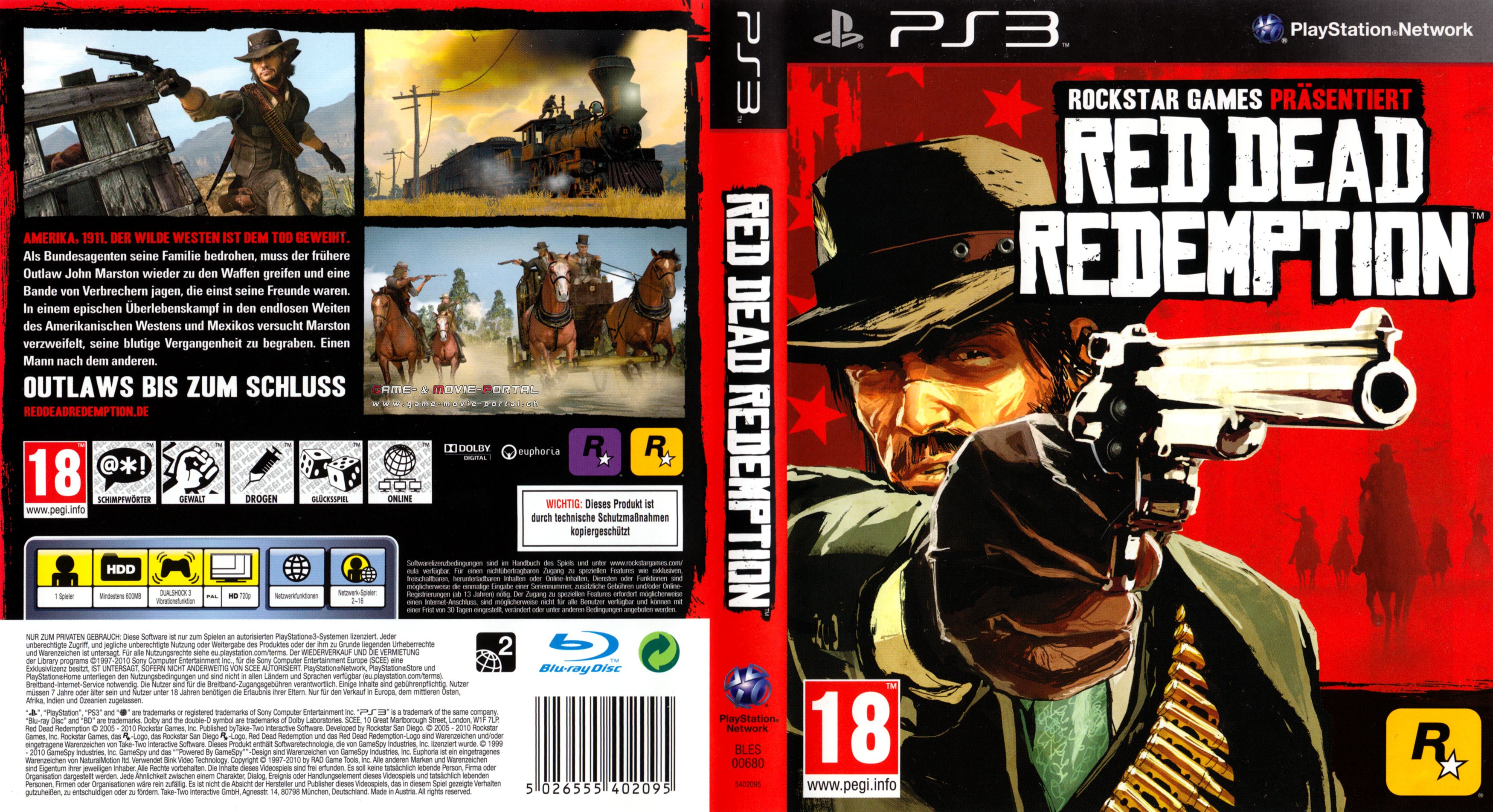 Red Dead Redemption Ps3 Cover