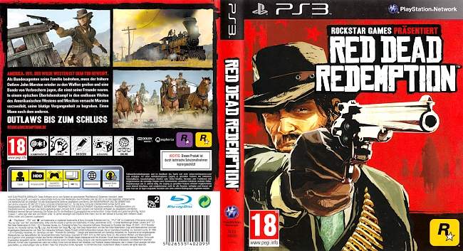 Red Dead Redemption german ps3 cover