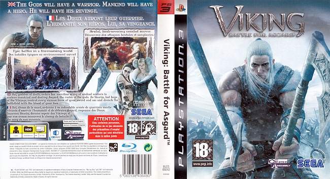 Viking Battle For Asgard german ps3 cover