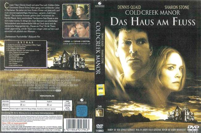 Cold Creek Manor dvd cover german