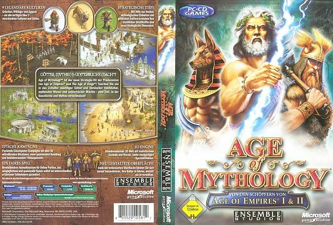 Age of Mythology pc cover german