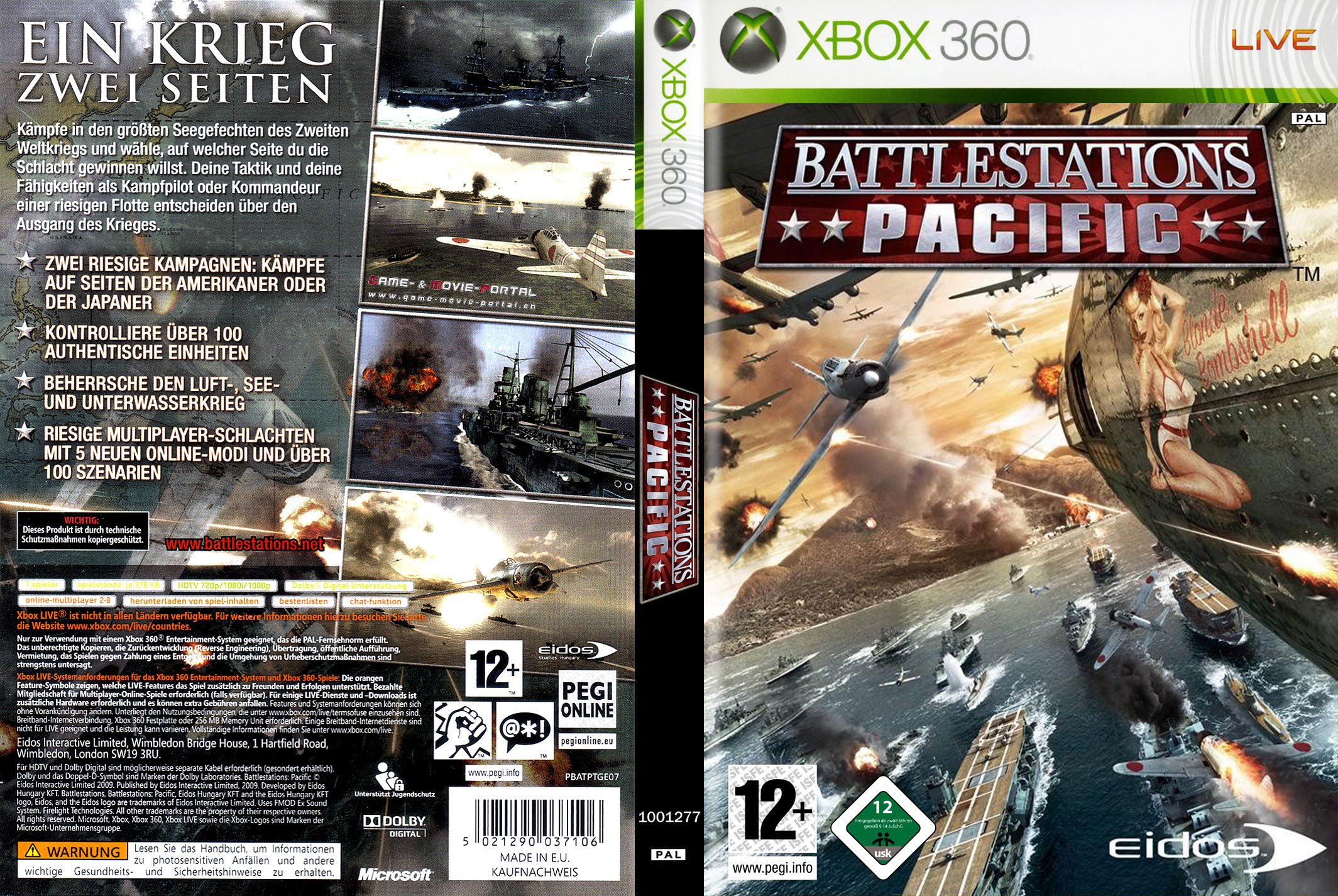Winderig Verstelbaar Hertog Battlestations Pacific xbox 360 cover german | German DVD Covers
