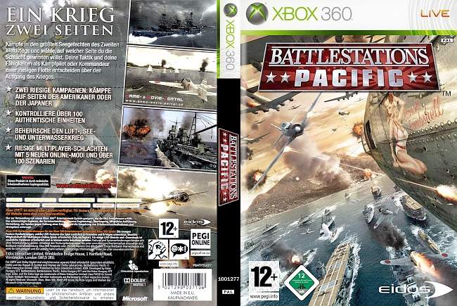 Battlestations Pacific xbox 360 cover german