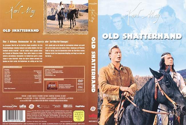 Old Shatterhand dvd cover german