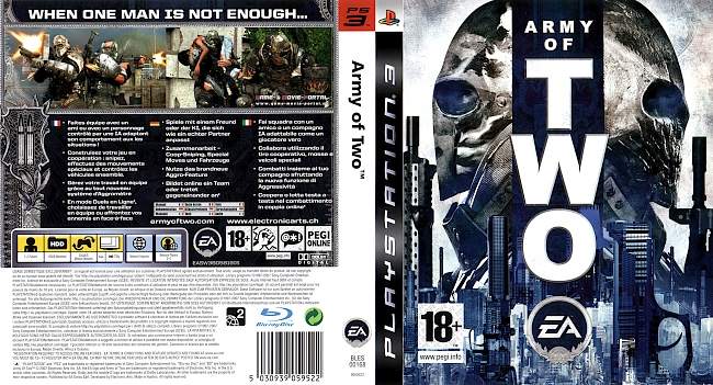 Army of Two german ps3 cover