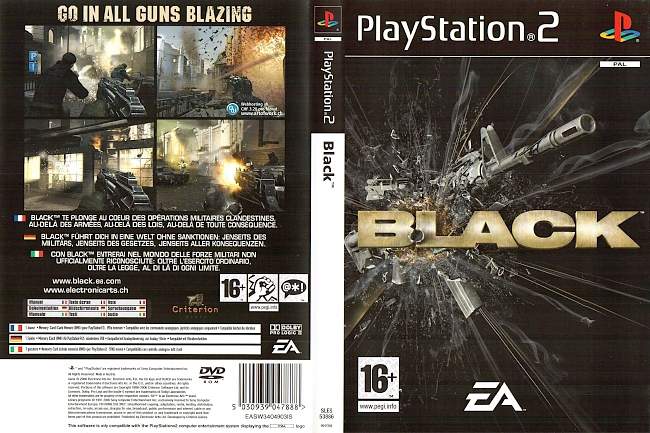 Black Playstation 2 cover german