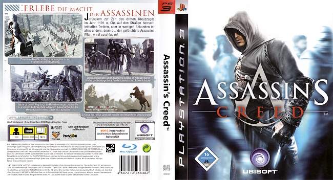 Assassins Creed german ps3 cover