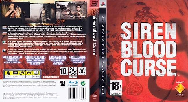 Siren Blood Curse german ps3 cover