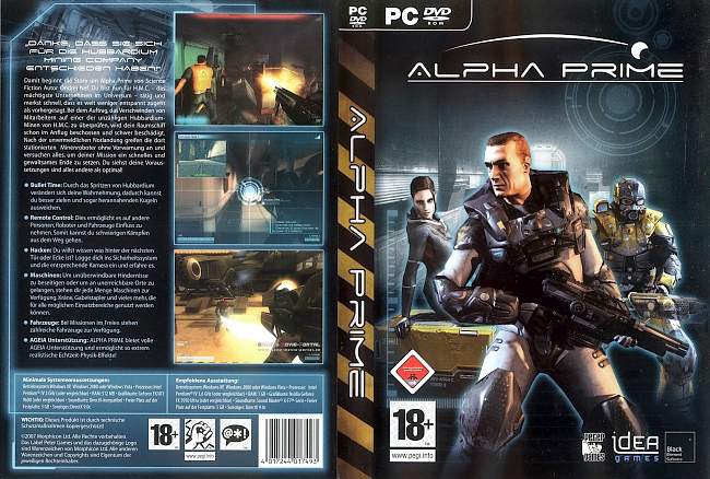 Alpha Prime pc cover german
