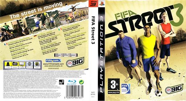 FIFA Street 3 german ps3 cover