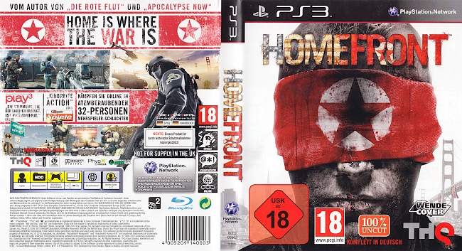 Homefront german ps3 cover
