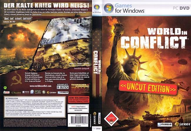 World In Conflict pc cover german