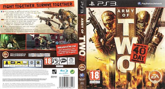 Army of Two The 40th Day ps3 cover german