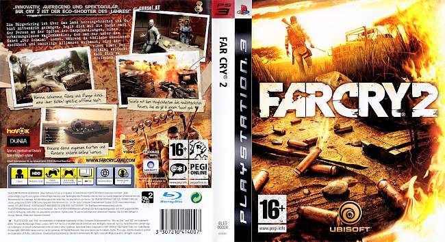 Far Cry 2 german ps3 cover
