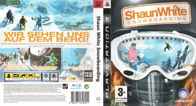 Shaun White Snowboarding ps3 cover german