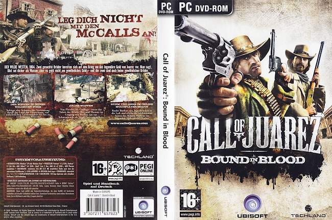 Call of Juarez 2 Bound in Blood pc cover german