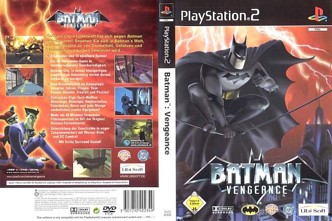 Batman Vengeance Playstation 2 cover german