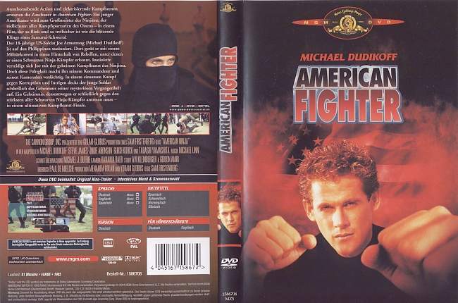 American Fighter dvd cover german
