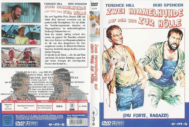 Zwei Himmelhunde auf dem Weg zur Hoelle Bud Spencer Terence Hill german dvd cover