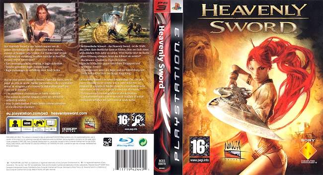 Heavenly Sword german ps3 cover