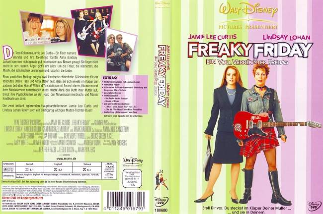 Freaky Friday german dvd cover