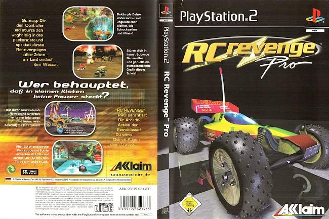 RC Revenge Pro Playstation 2 cover german