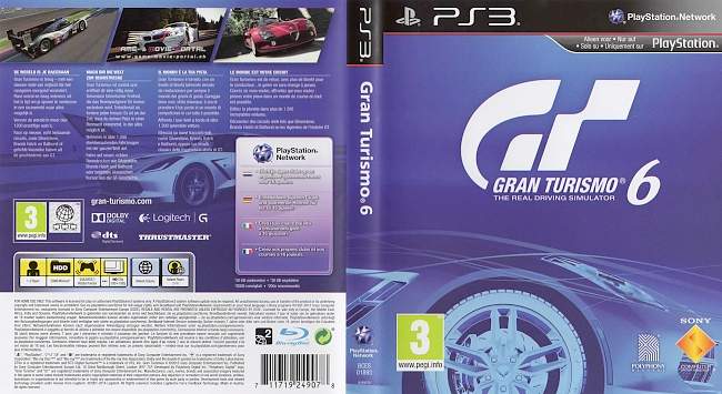Gran Turismo 6 german ps3 cover