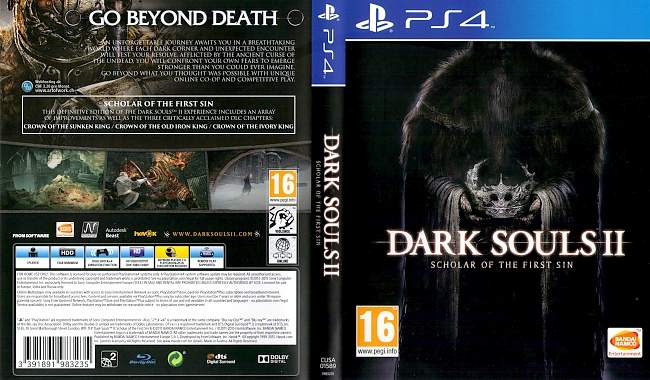 Dark Souls 2 Scholar of the First Sin german ps4 cover
