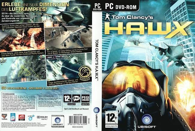 Tom Clancys HAWX 1 pc cover german