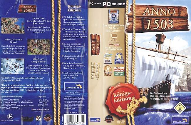 Anno 1503 Koenigs Edition pc cover german