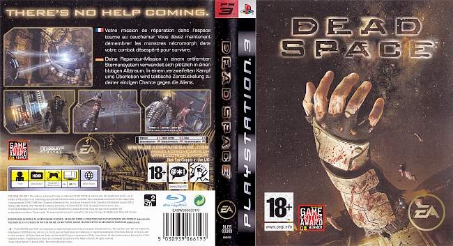 Dead Space german ps3 cover