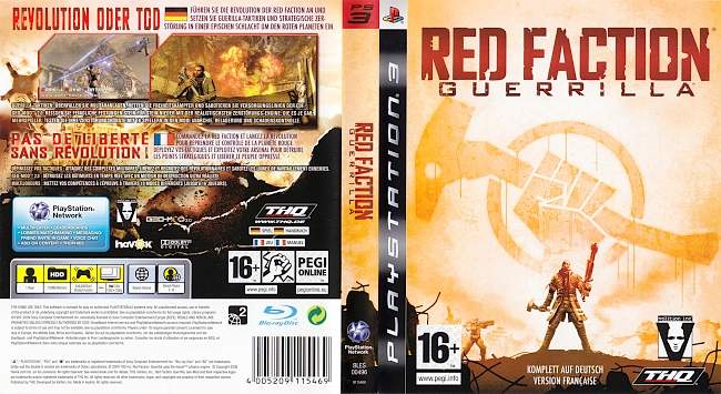 Red Faction Guerrilla german ps3 cover