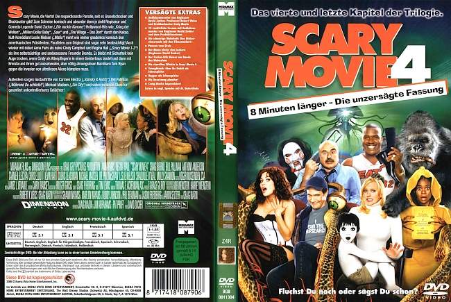 Scary Movie 4 german dvd cover