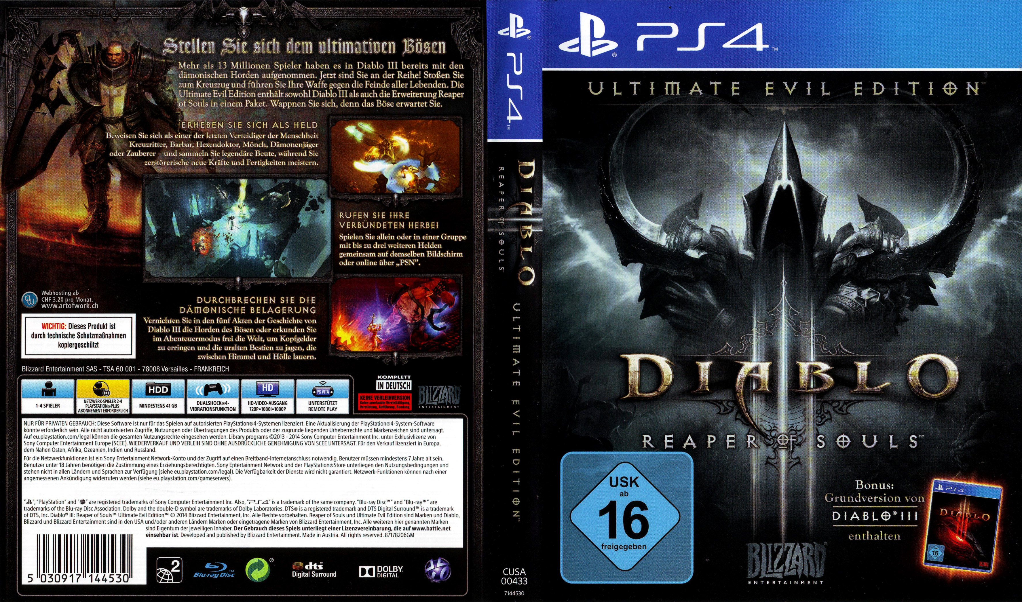Ps4 ultimate edition. Diablo 3 PS 4 диск. Издание Ultimate Evil Edition Diablo 4. Diablo 3 диск. Обложка Diablo 3 ps4.